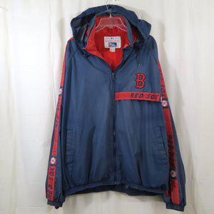 Boston Red Sox Zippered Hooded Jacket XXL GUC